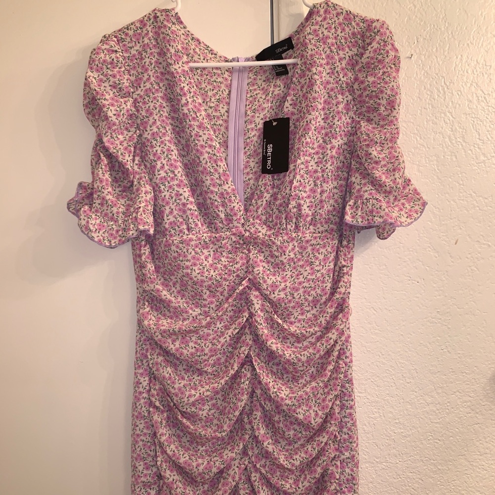Floral ruffle Dress